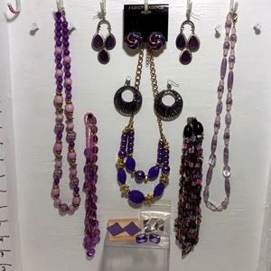 K-2 purple jewelry lot